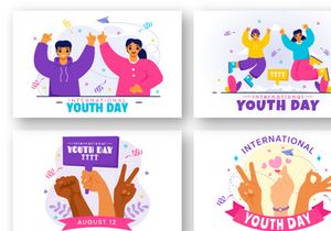 11 International Youth Day Illustration