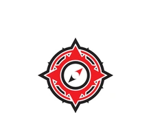 Compass logo template vector icon illustration design