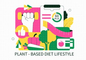 10 Plant Based Diet Lifestyle Illustration
