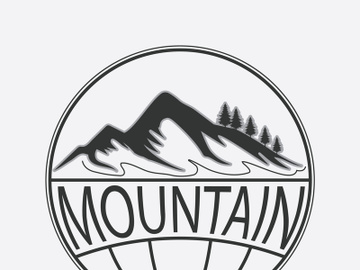Mountain logo preview picture