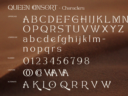 Queen Consort - Serif Font