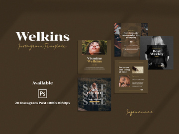 Instagram Template - Welkins Post Influencer preview picture