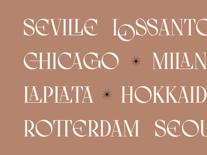 AO Mireille - Display Typeface