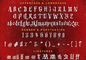 Dark Angels - Haunted Display Font