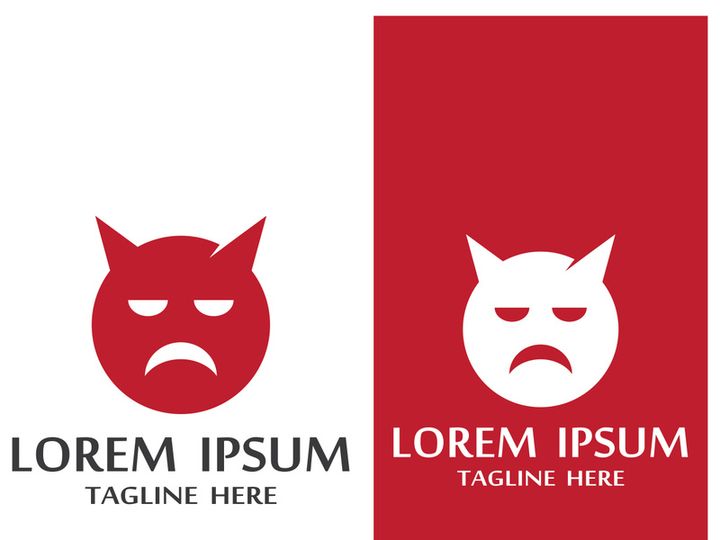 Devil sign and symbol logo