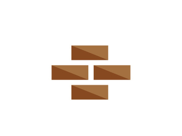 Brick icon design illustration preview picture