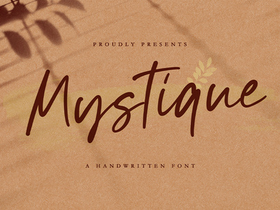 Mystique - Luxury Signature Font