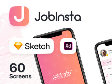 JobInsta UI Kit preview picture