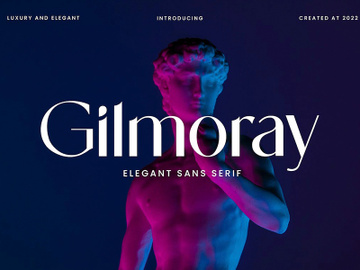 Gilmoray Elegant Sans Serif Font preview picture