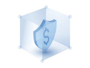 Vector flat illustration concept of money protection preview picture