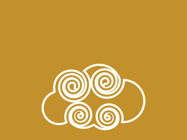 Chinese Cloud template vector icon illustration