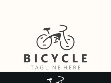 Bicycle icon template design inspiration. Bicycle store Quality symbol vector preview picture