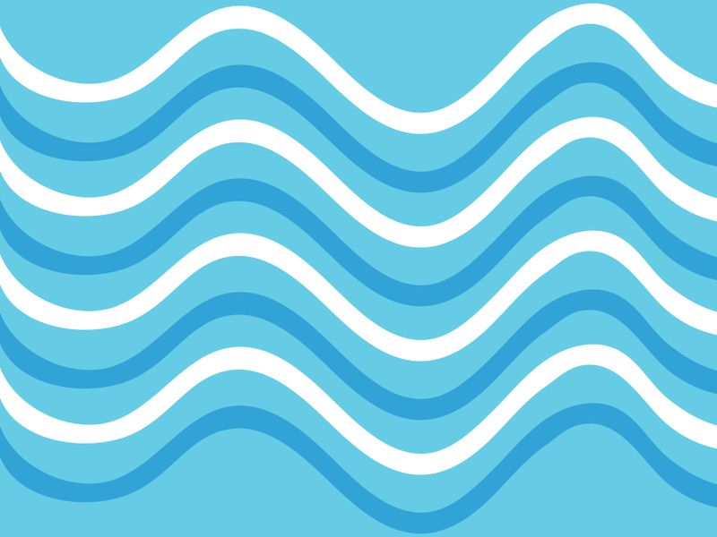 Abstract Water wave design background