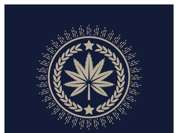 Mariuhana leaf symbol, marijuana or hemp icon, cannabis medical sign, weed drug vector illustration preview picture