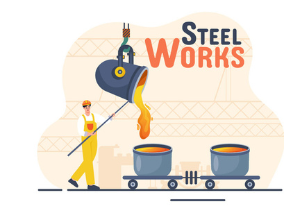 10 Steelworks Illustration