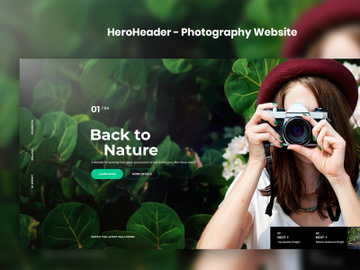 HeroHeader for photography Website-01 preview picture