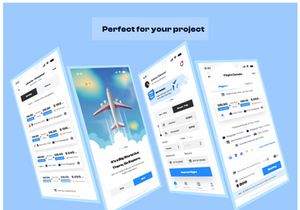 Flight Booking Ticket App Design