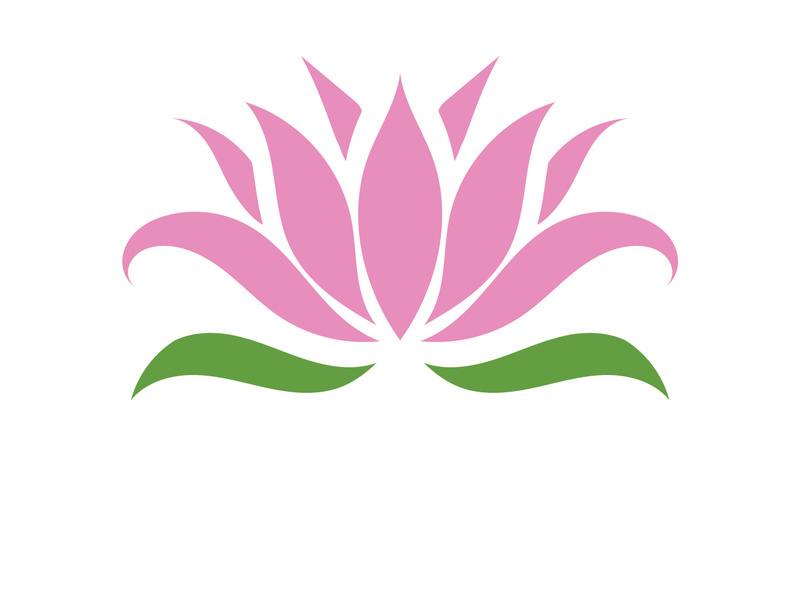 Lotus flower logo vector