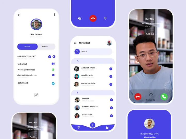 Contact Book App UI