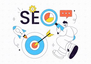 10 Search Engine Optimization Illustration