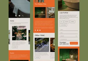 Retros Hotel - Landing Page