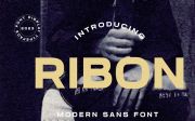 RIBON|| modern sans