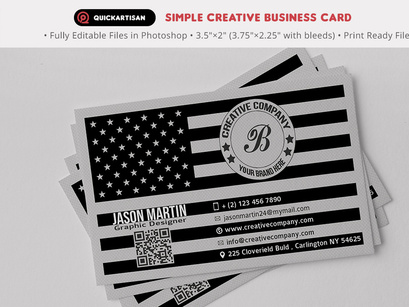Creative Corporate Business Card Template V10