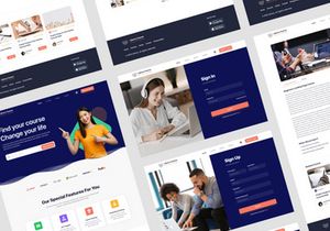 Library Course - Responsive Landing Page