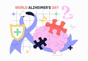 10 World Alzheimer's Day Illustration