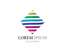 Colorful wire world logo icons