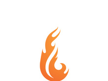 Fire flame logo vector illustration desig