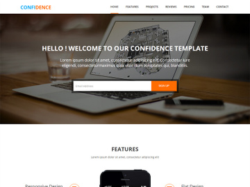 Confidence Digital Agency Website Theme preview picture