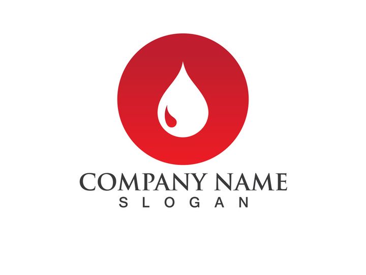 Blood drop donor vector icon