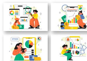 10 Personal Finance Management Apps Illustration
