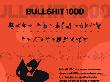 Bullshit 1000 - Free Font preview picture