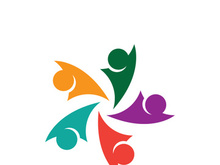 Community logo business template and icon people vector