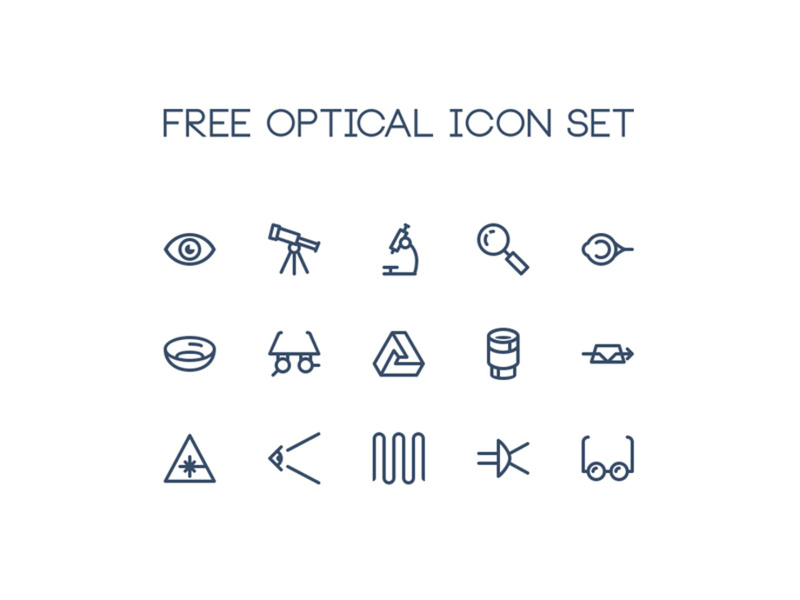 Optical Icon Set