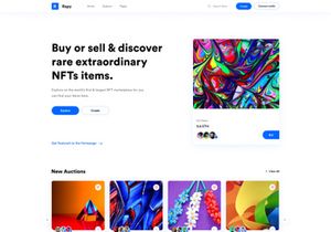 Rapy - NFT Marketplace Figma Template