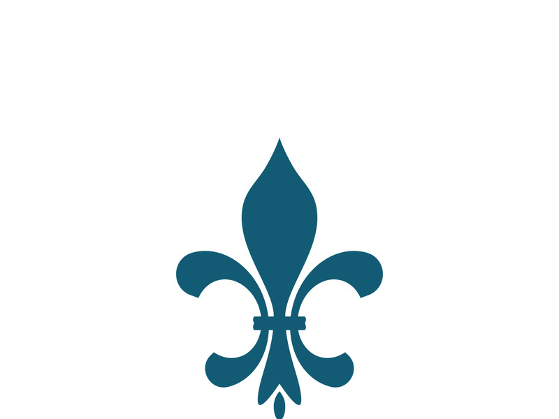 Fleur de lis vector icon