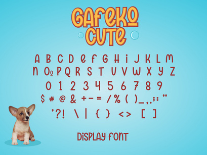 Gafeko Cute Font