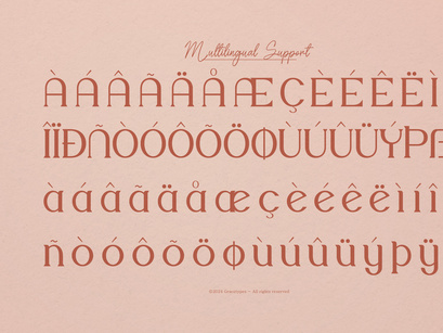 Noune | Modern Serif Font