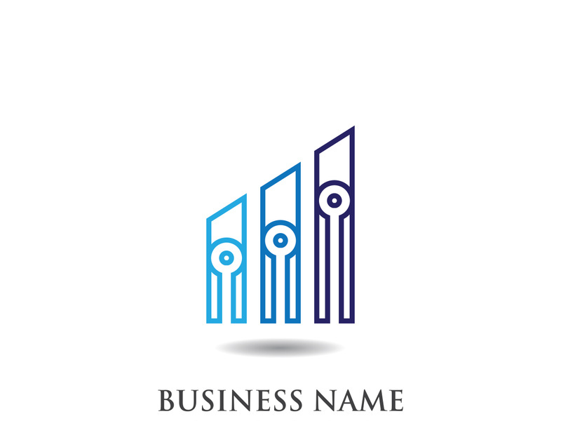 Business Finance Logo template vector icon design