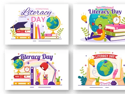 15 International Literacy Day Illustration