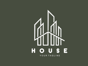 Home Design Logo, Building Logo, Property And Construction Company Icon preview picture