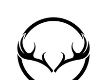 Deer logo template vector icon illustration design