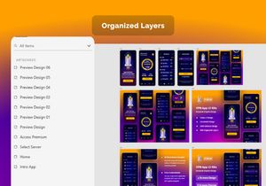 VPN App UI Kits