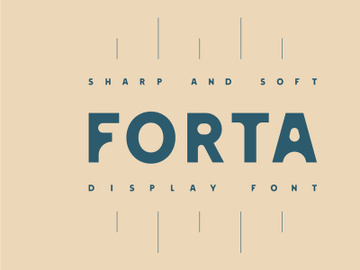 Forta – Free Display Font preview picture