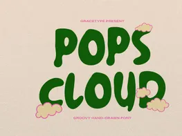 Pops Cloud | Groovy Hand Drawn preview picture