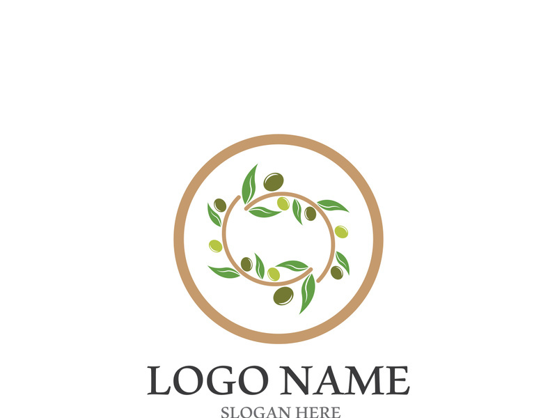 olive icon vector illustration design template