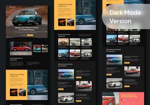 Coche Clasico - Classic Car Landing Page